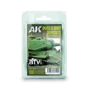 DUST AND DIRT DEPOSITS WEATHERING SET - AK Interactive AK4060 DUST AND DIRT DEPOSITS WEATHERING SET - AK Interactive AK4060