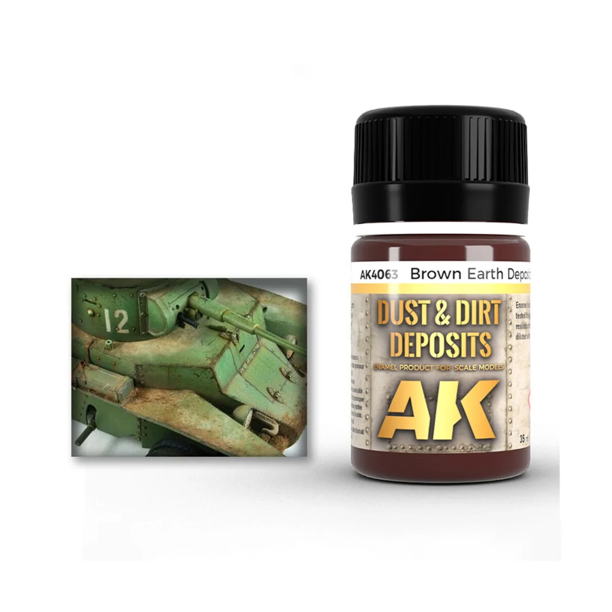 BROWN EARTH DEPOSIT - AK Interactive AK4063 BROWN EARTH DEPOSIT - AK Interactive AK4063