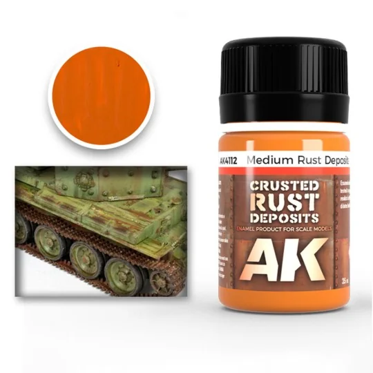 MEDIUM RUST DEPOSIT - AK Interactive AK4112 MEDIUM RUST DEPOSIT - AK Interactive AK4112