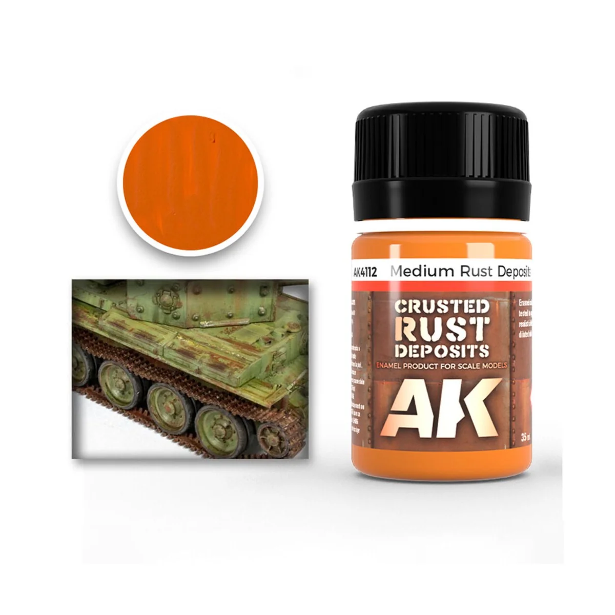 MEDIUM RUST DEPOSIT - AK Interactive AK4112