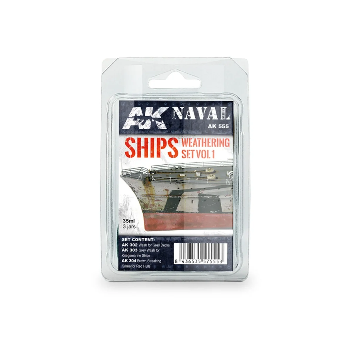 SHIPS VOL.1 WEATHERING SET - AK Interactive AK555