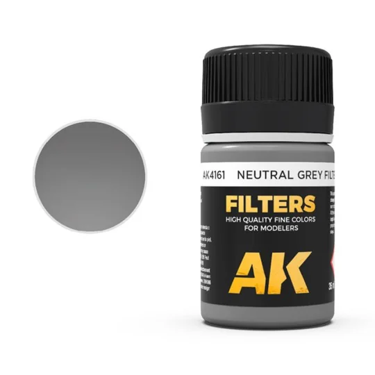 NEUTRAL GREY FILTER - AK Interactive AK4161 NEUTRAL GREY FILTER - AK Interactive AK4161
