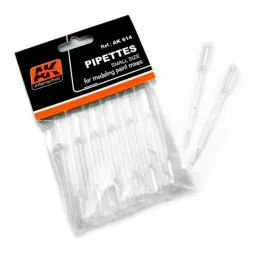 PIPETTES SMALL SIZE (12 units) - AK Interactive AK614