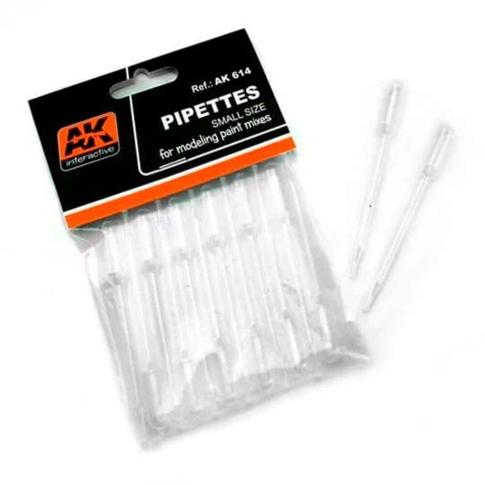 PIPETTES SMALL SIZE (12 units) - AK Interactive AK614