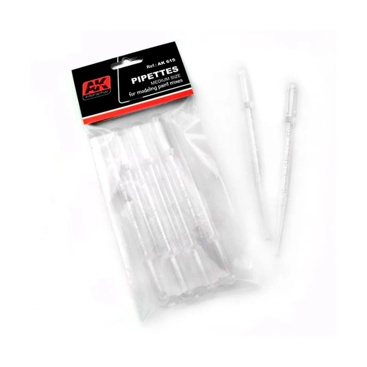 PIPETTES MEDIUM SIZE (7 units) - AK Interactive AK615