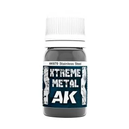 XTREME METAL STAINLESS STEEL - AK Interactive AK670