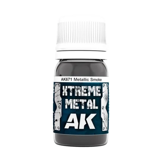 XTREME METAL SMOKE METALLIC - AK Interactive AK671