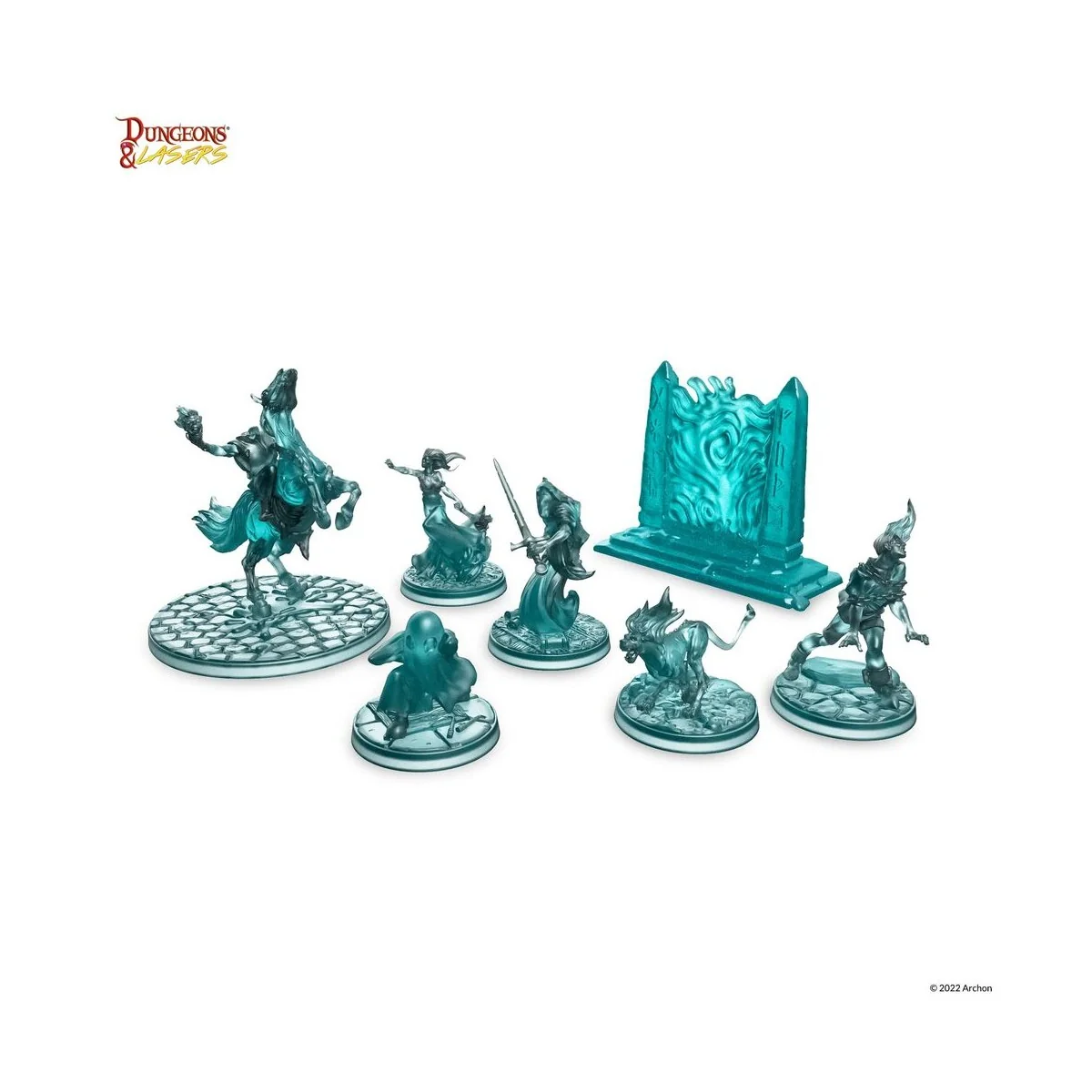 Dungeons & Lasers Miniatures: GHOSTS MINIATURE PACK - Archon Studio...