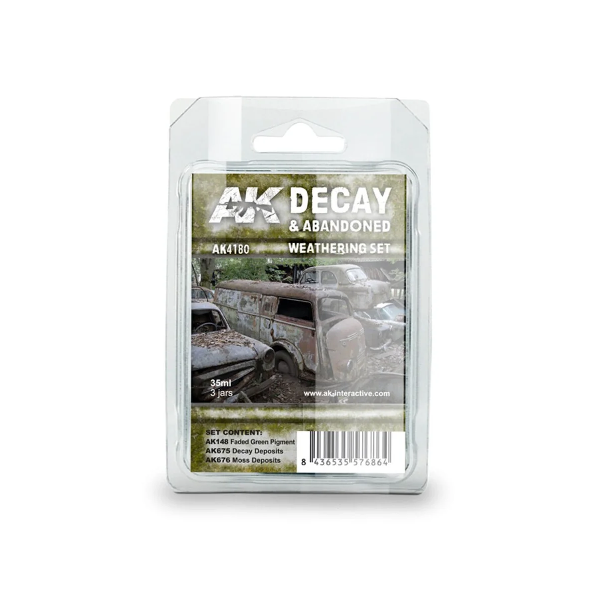 DECAY & ABANDONED WEATHERING SET - AK Interactive AK4180