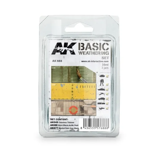 BASIC WEATHERING SET - AK Interactive AK688