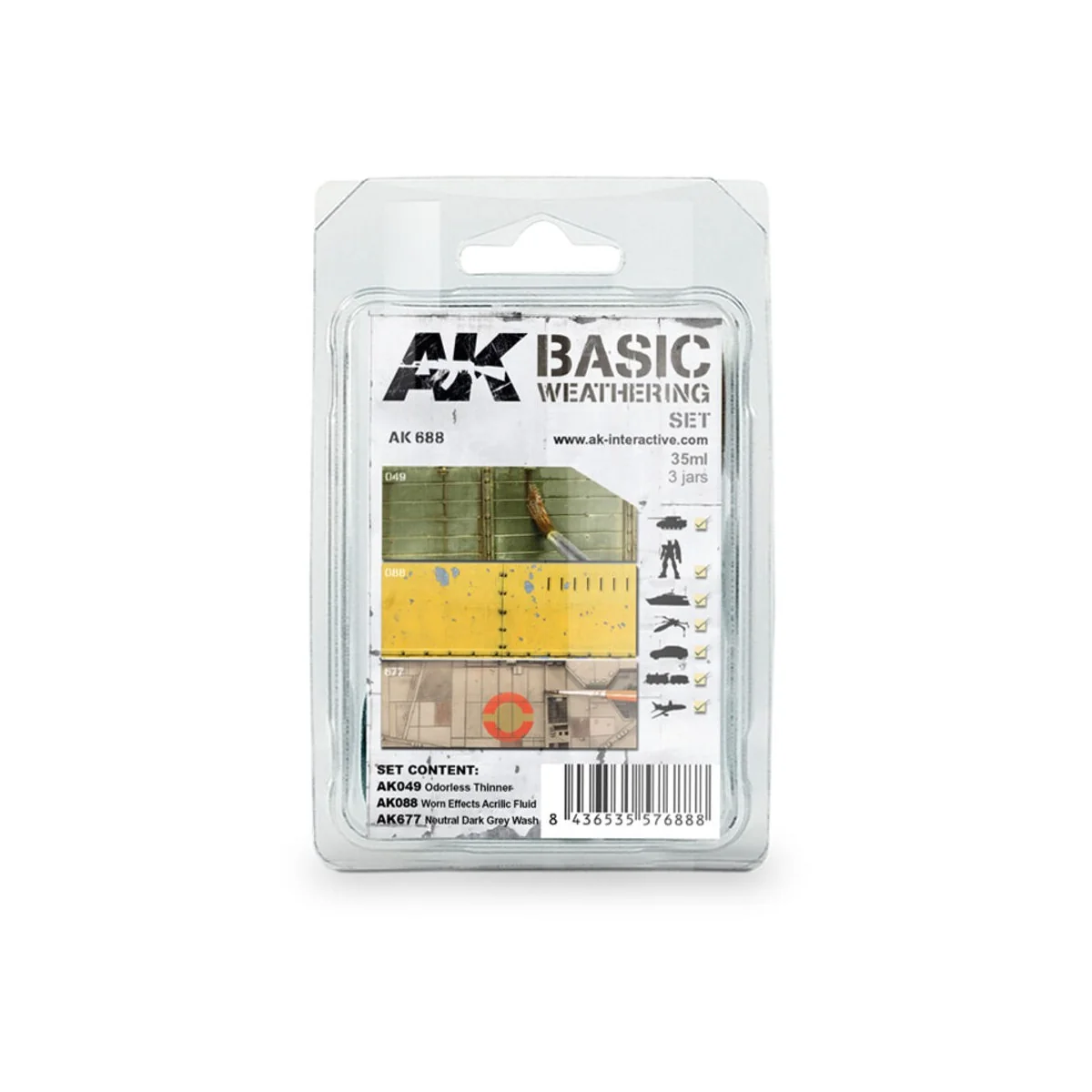 BASIC WEATHERING SET - AK Interactive AK688