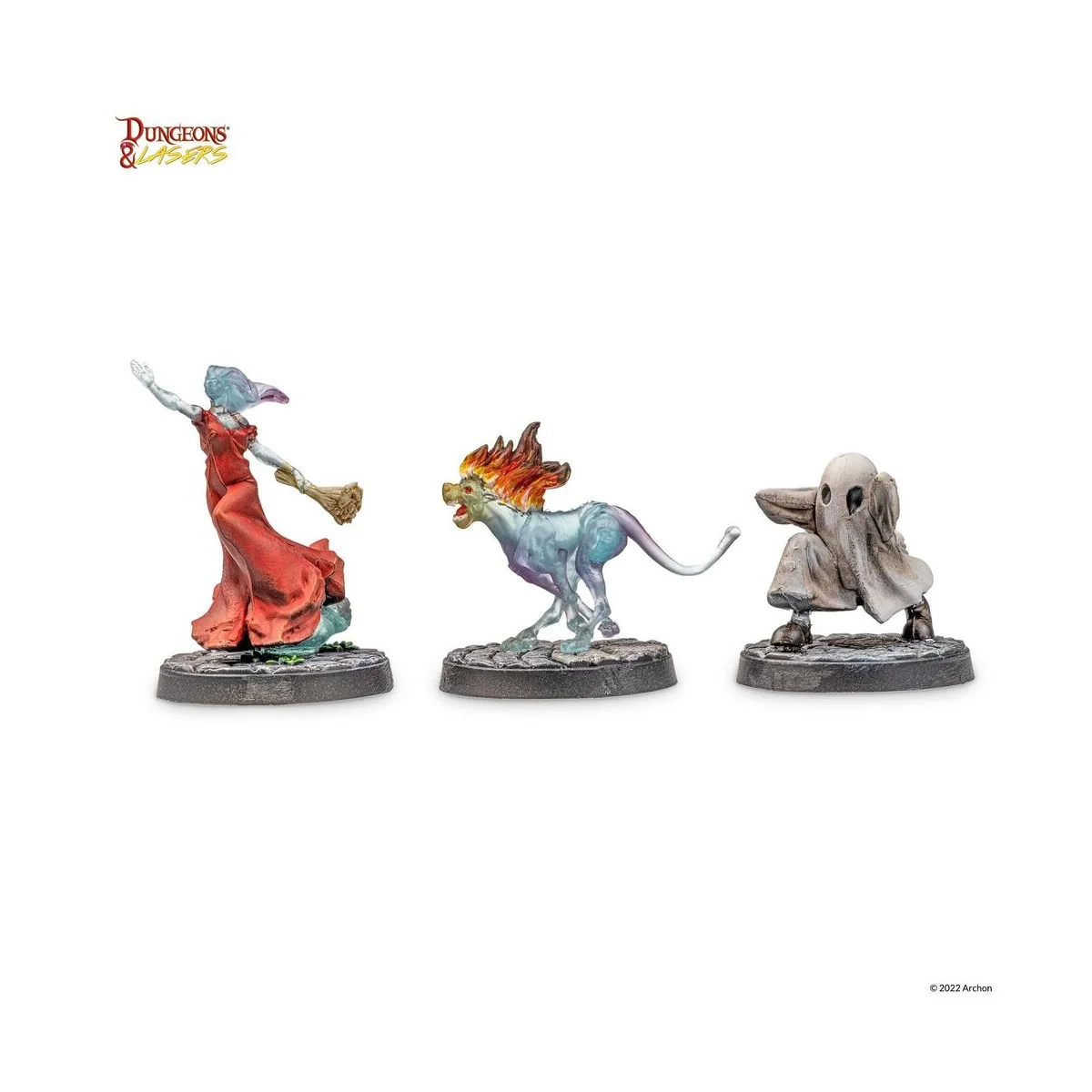 Dungeons & Lasers Miniatures: GHOSTS MINIATURE PACK - Archon Studio...