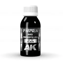 BLACK PRIMER AND MICROFILLER 100 ml - AK Interactive AK757