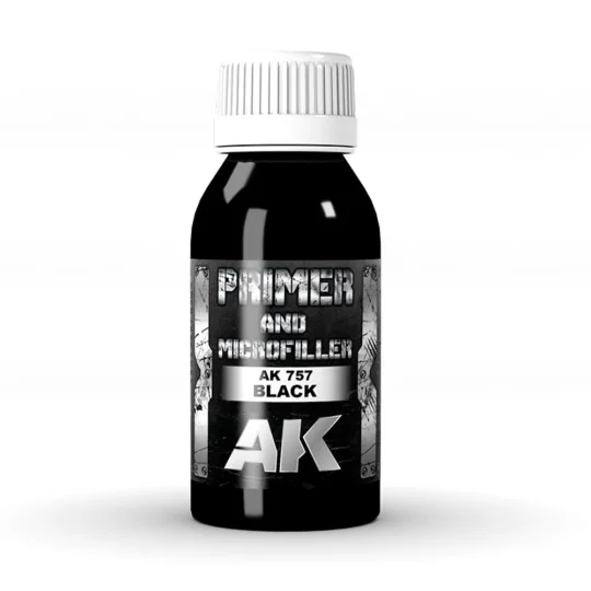 BLACK PRIMER AND MICROFILLER 100 ml - AK Interactive AK757