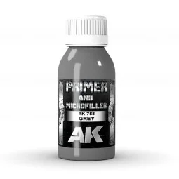 GREY PRIMER AND MICROFILLER 100 ml - AK Interactive AK758