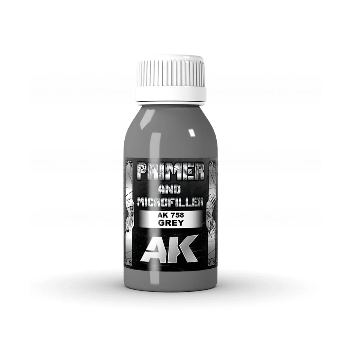 GREY PRIMER AND MICROFILLER 100 ml - AK Interactive AK758 GREY PRIMER AND MICROFILLER 100 ml - AK Interactive AK758