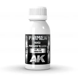 WHITE PRIMER AND MICROFILLER 100 ml - AK Interactive AK759