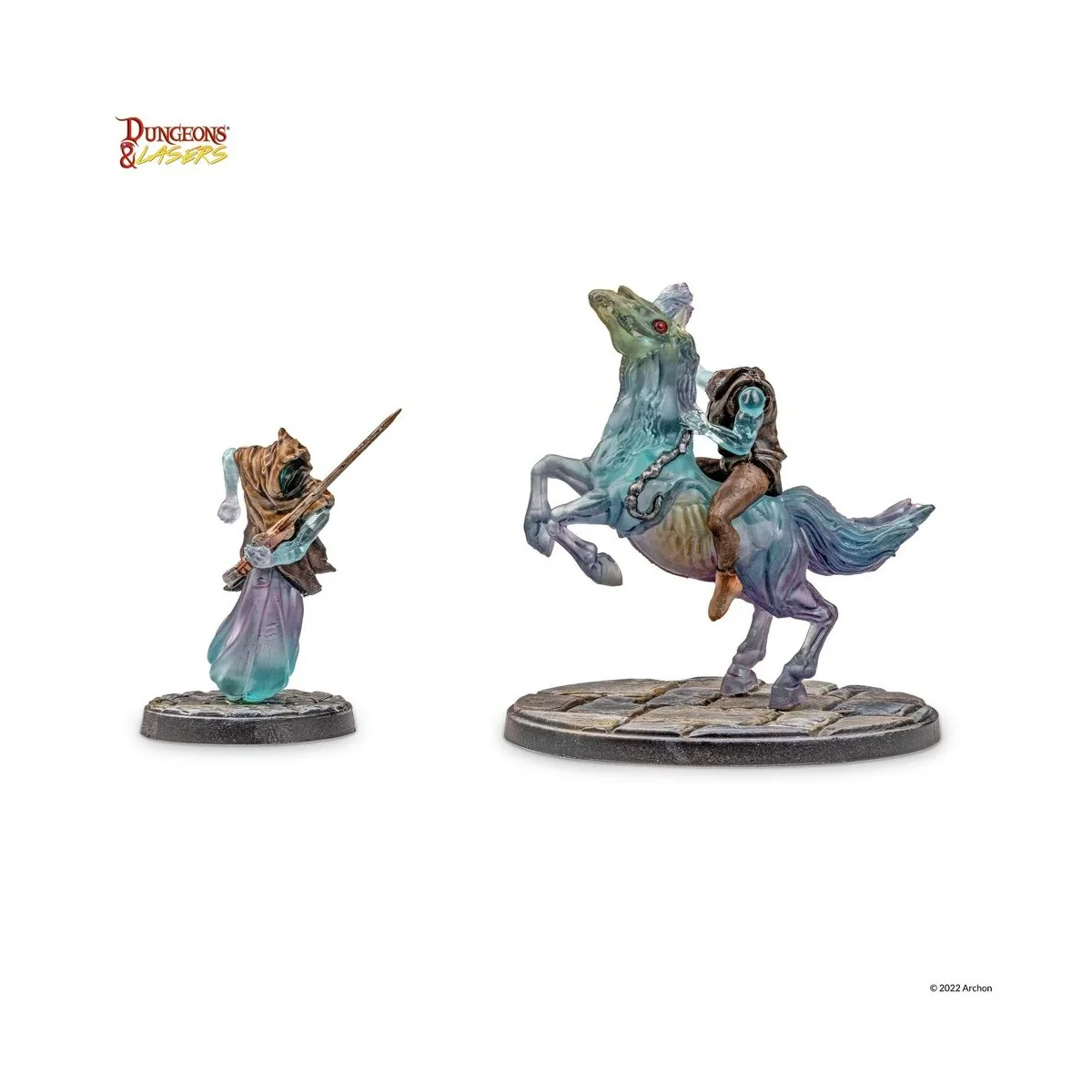 Dungeons & Lasers Miniatures: GHOSTS MINIATURE PACK - Archon Studio...