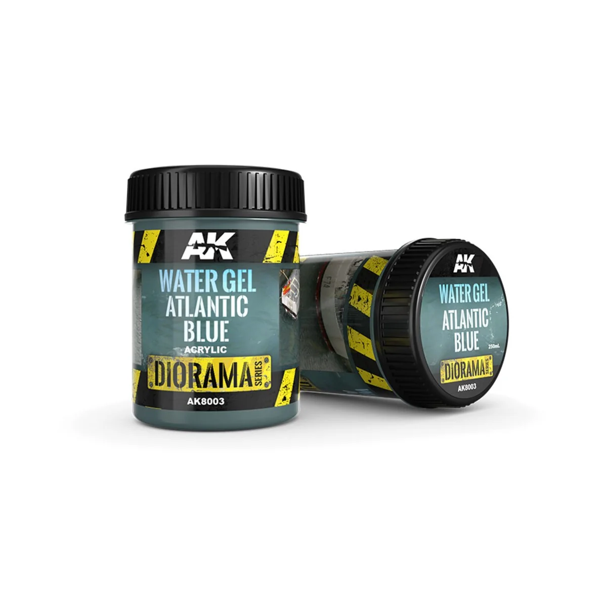 WATER GEL ATLANTIC BLUE - 250ml (Acrylic) - AK Interactive AK8003