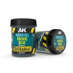 WATER GEL PACIFIC BLUE - 250ml (Acrylic) - AK Interactive AK8004
