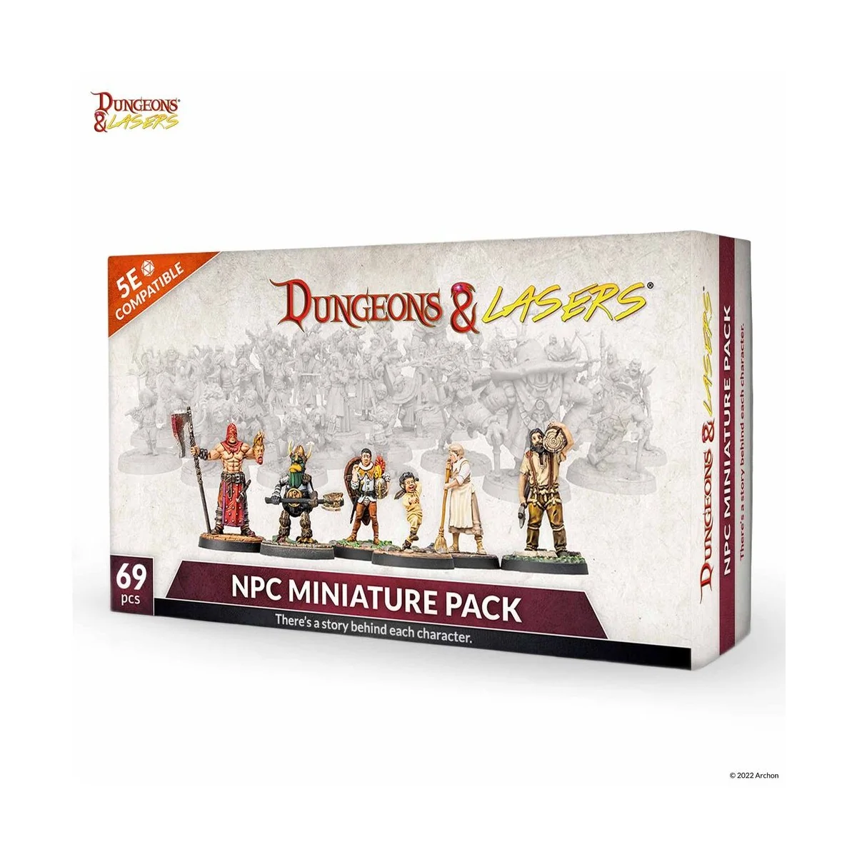 Dungeons & Lasers Miniatures: NPC MINIATURE PACK - Archon Studio DN...
