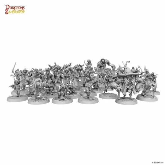 Dungeons & Lasers Miniatures: NPC MINIATURE PACK - Archon Studio DN...