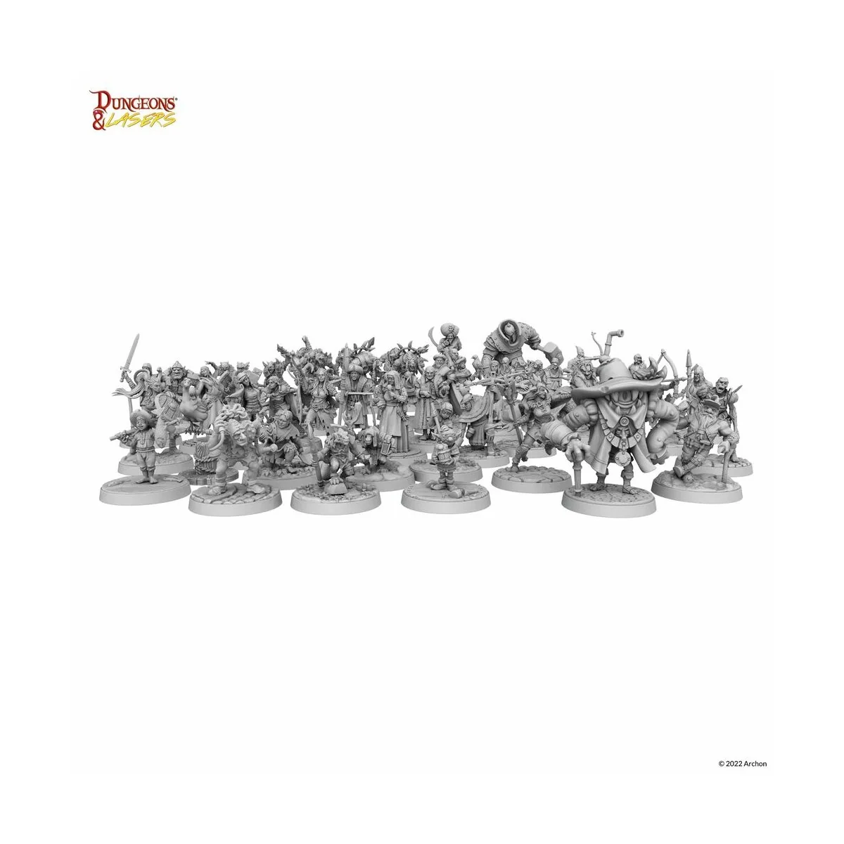 Dungeons & Lasers Miniatures: NPC MINIATURE PACK - Archon Studio DN...
