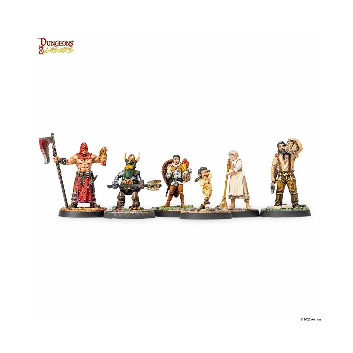 Dungeons & Lasers Miniatures: NPC MINIATURE PACK - Archon Studio DN...