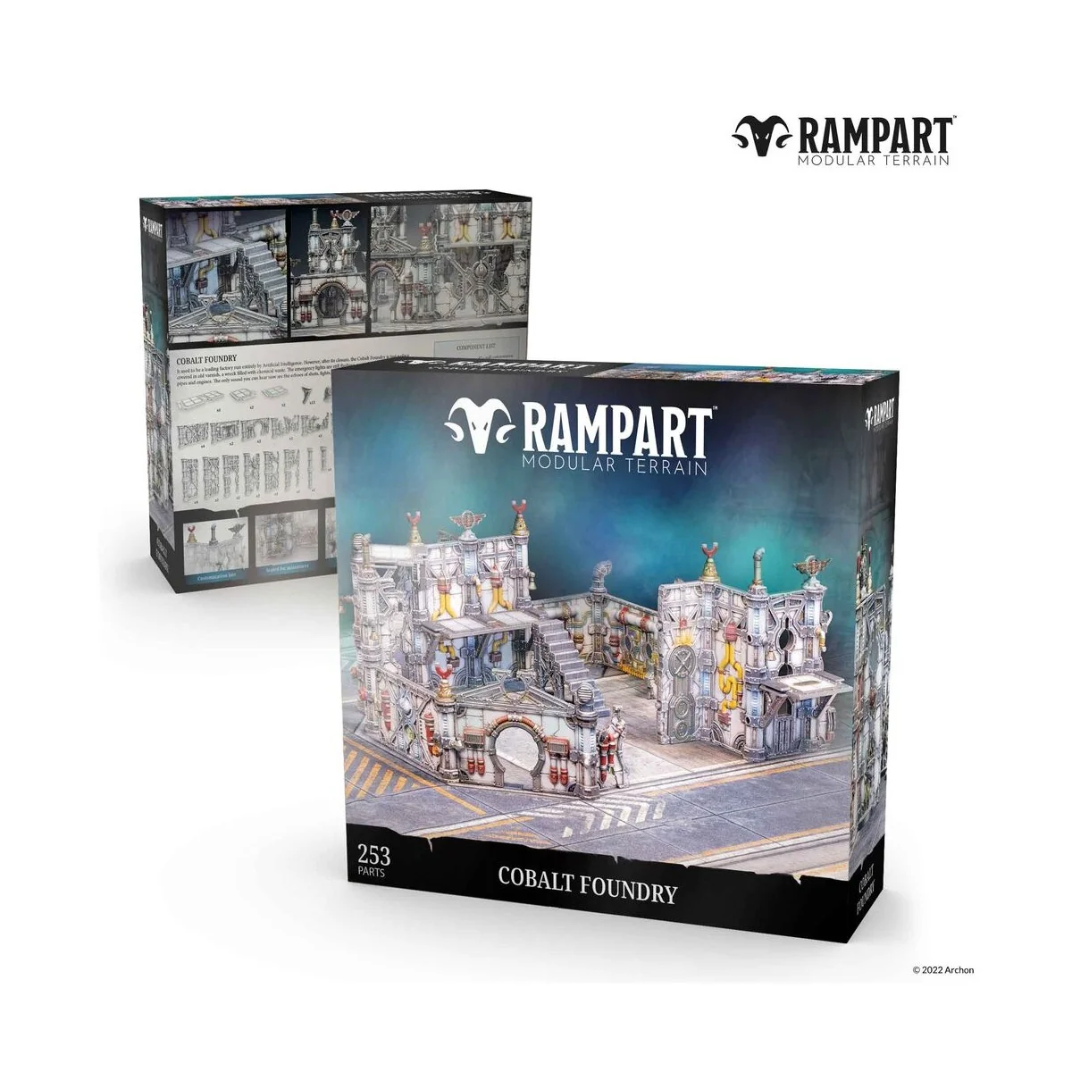 Modular Terrain: COBALT FOUNDRY - Archon Studio RAM0002