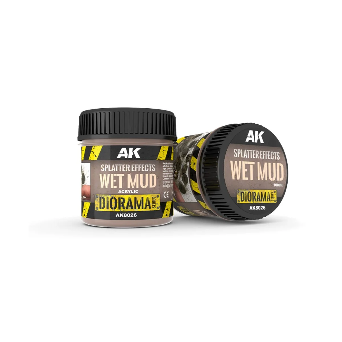 SPLATTER EFFECTS WET MUD - 100ml - Base product (Acrylic) - AK Inte...