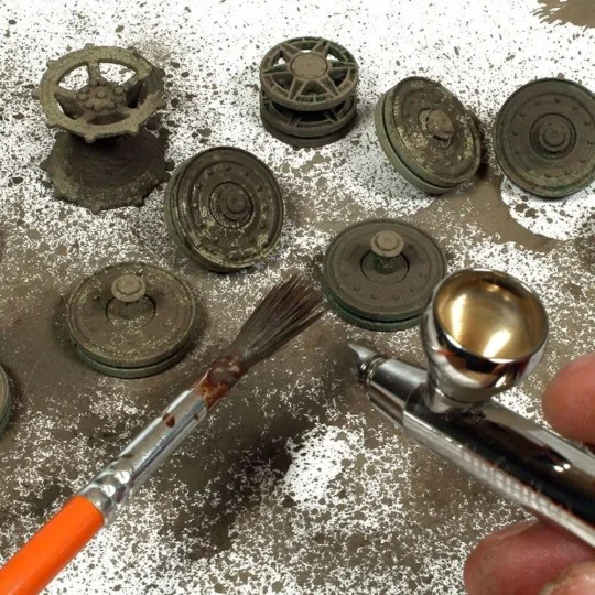 SPLATTER EFFECTS WET MUD - 100ml - Base product (Acrylic) - AK Inte...