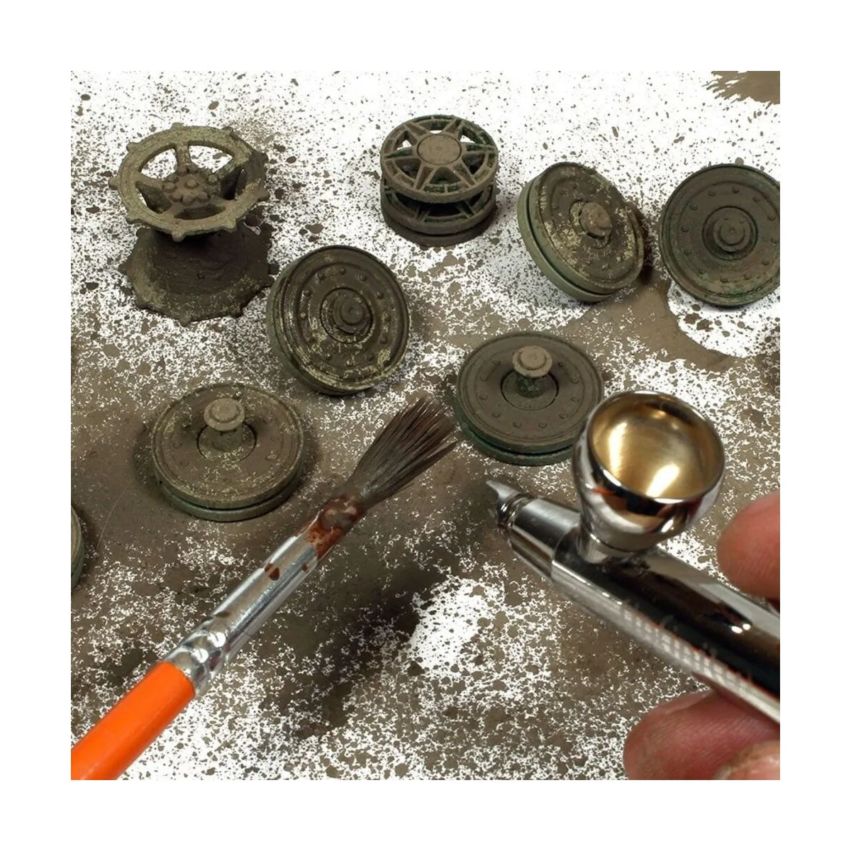 SPLATTER EFFECTS WET MUD - 100ml - Base product (Acrylic) - AK Inte...