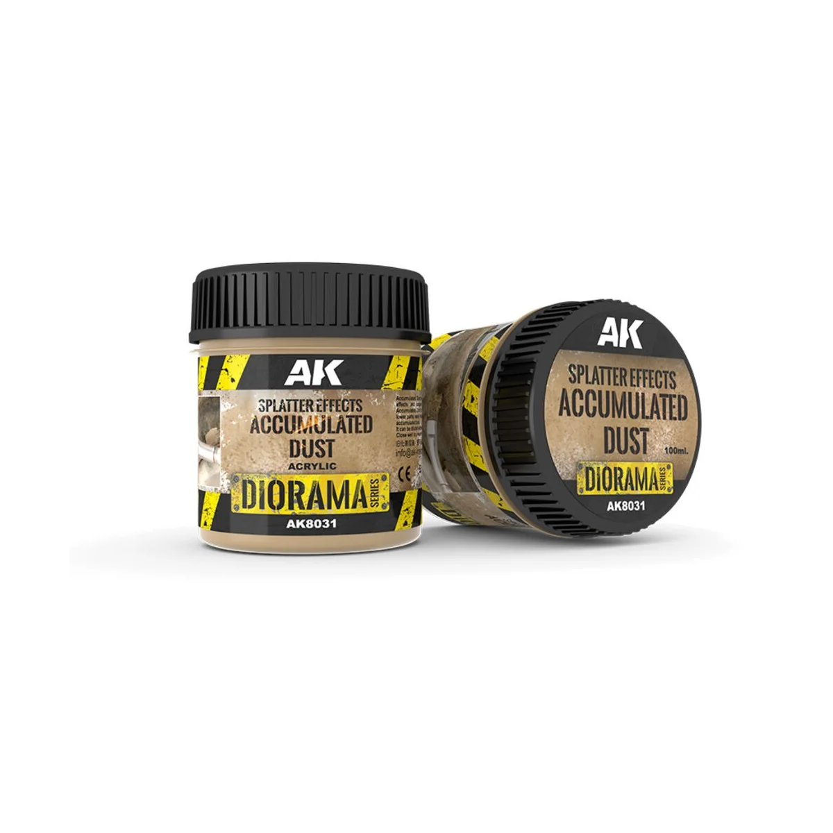 SPLATTER EFFECTS ACCUMULATED DUST - 100ml (Acrylic) - AK Interactiv...