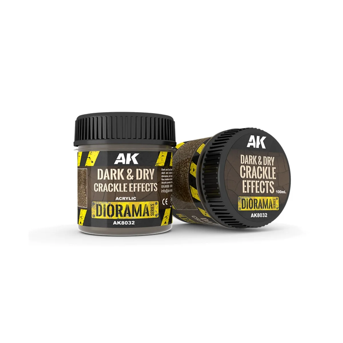 DARK & DRY CRACKLE EFFECTS - 100ml (Acrylic) - AK Interactive AK8032