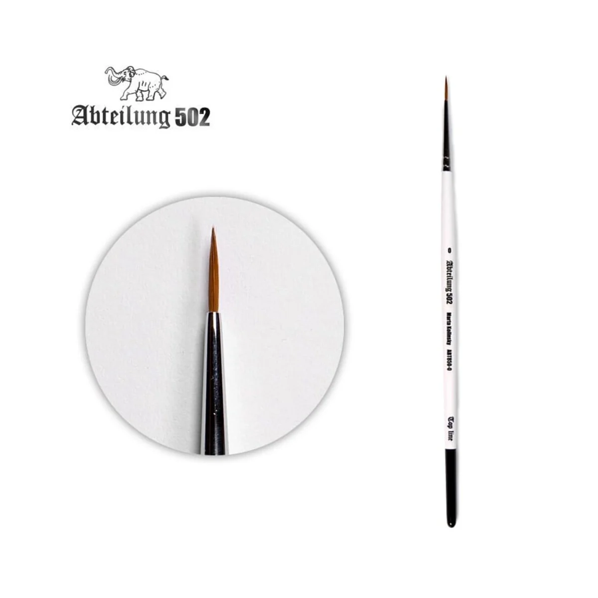 TOP LINE Pincel Marta Kolinsky 0 - AK Interactive ABT850-0