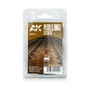 ROLLING STOCK WEATHERING SET TRAIN SERIES - AK Interactive AK7023 ROLLING STOCK WEATHERING SET TRAIN SERIES - AK Interactive AK7023