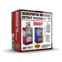 NEWSPAPER MACHINE SETS 1 - AK Interactive DZ017