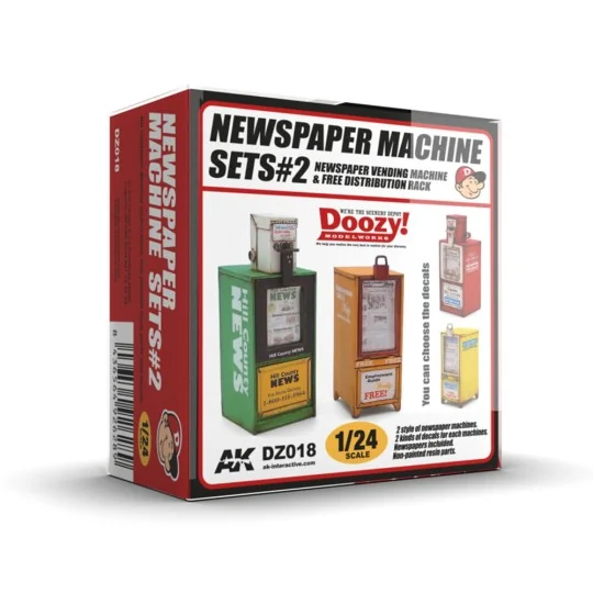 NEWSPAPER MACHINE SETS 2 - AK Interactive DZ018