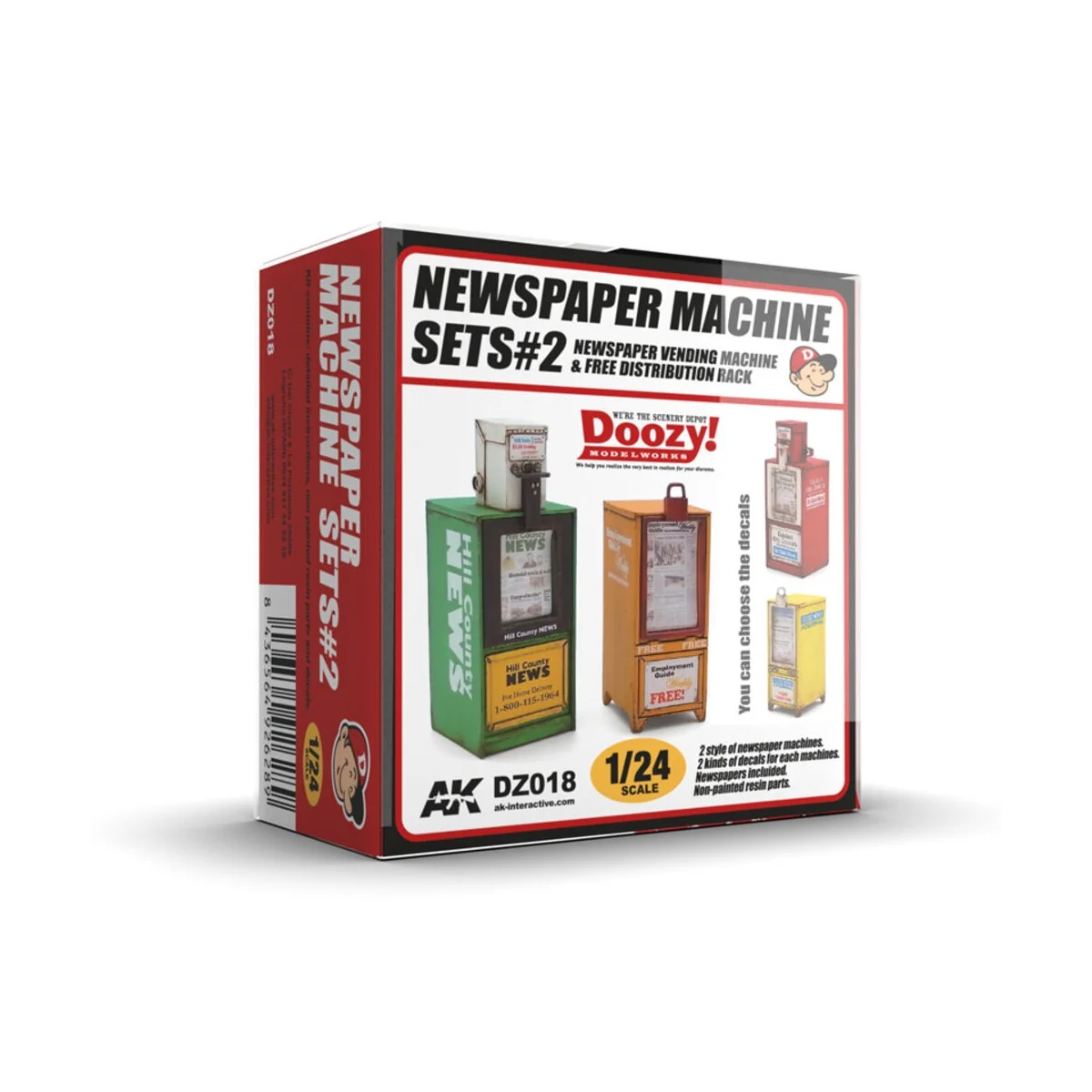 NEWSPAPER MACHINE SETS 2 - AK Interactive DZ018