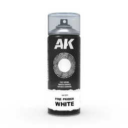 Fine Primer White - Spray 400ml (Includes 2 nozzles) - AK Interacti...