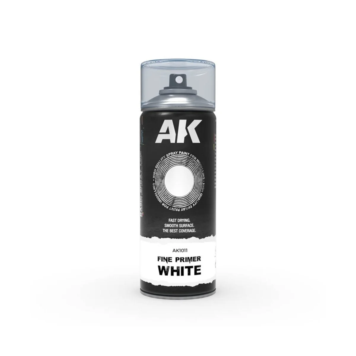 Fine Primer White - Spray 400ml (Includes 2 nozzles) - AK Interacti... Fine Primer White - Spray 400ml (Includes 2 nozzles) - AK Interacti...