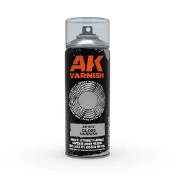 Gloss Varnish - Spray 400ml (Includes 2 nozzles) - AK Interactive A...