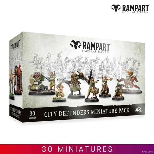 Modular Terrain: CITY DEFENDERS MINIATURE PACK - Archon Studio RAM0003