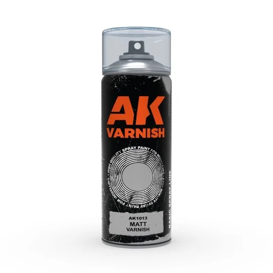 Matt Varnish - Spray 400ml (Includes 2 nozzles) - AK Interactive AK...