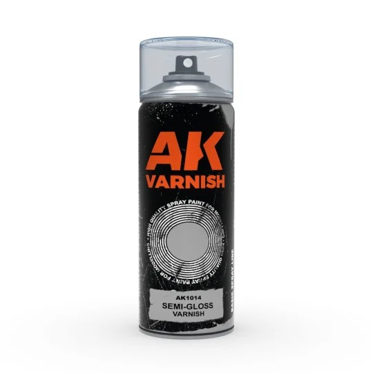 Semi-Gloss varnish - Spray 400ml (Includes 2 nozzles) - AK Interact... Semi-Gloss varnish - Spray 400ml (Includes 2 nozzles) - AK Interact...