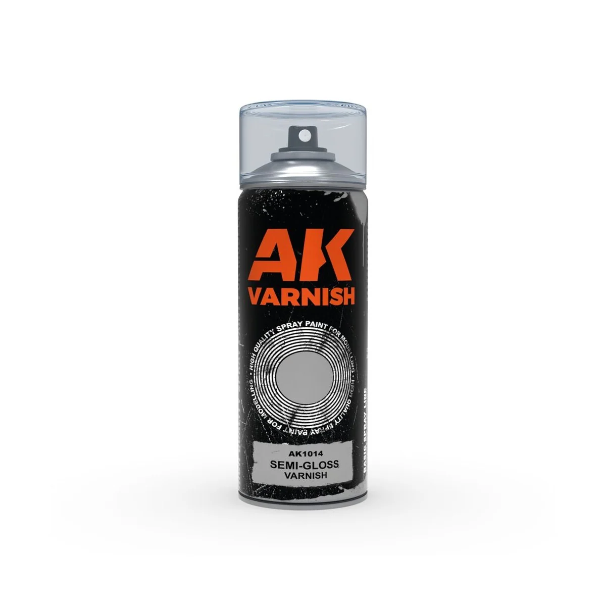 Semi-Gloss varnish - Spray 400ml (Includes 2 nozzles) - AK Interact...