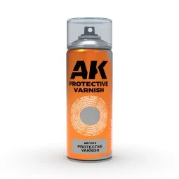 Protective Varnish - Spray 400ml (Includes 2 nozzles) - AK Interact...