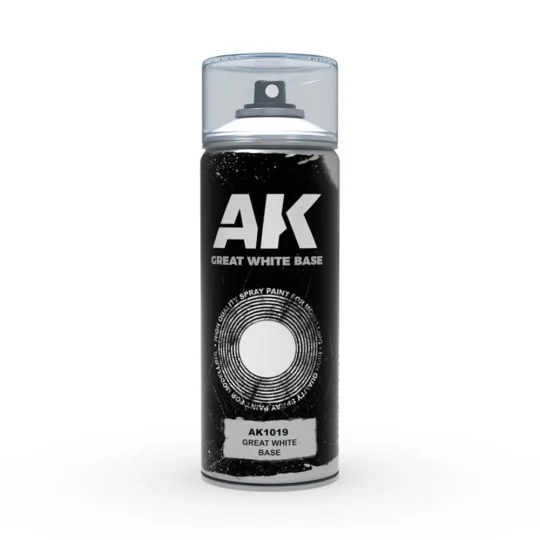 Great White Base - Spray 150ml - AK Interactive AK1019