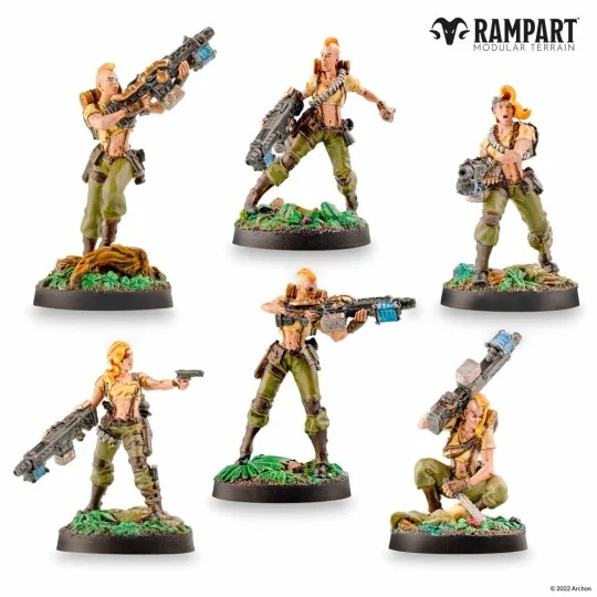 Modular Terrain: CITY DEFENDERS MINIATURE PACK - Archon Studio RAM0003