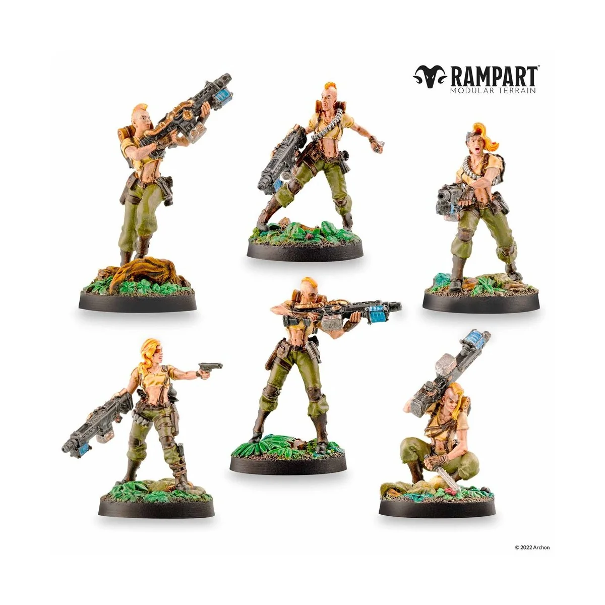 Modular Terrain: CITY DEFENDERS MINIATURE PACK - Archon Studio RAM0003